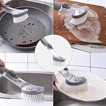 Automatic kitchen cleaning brush